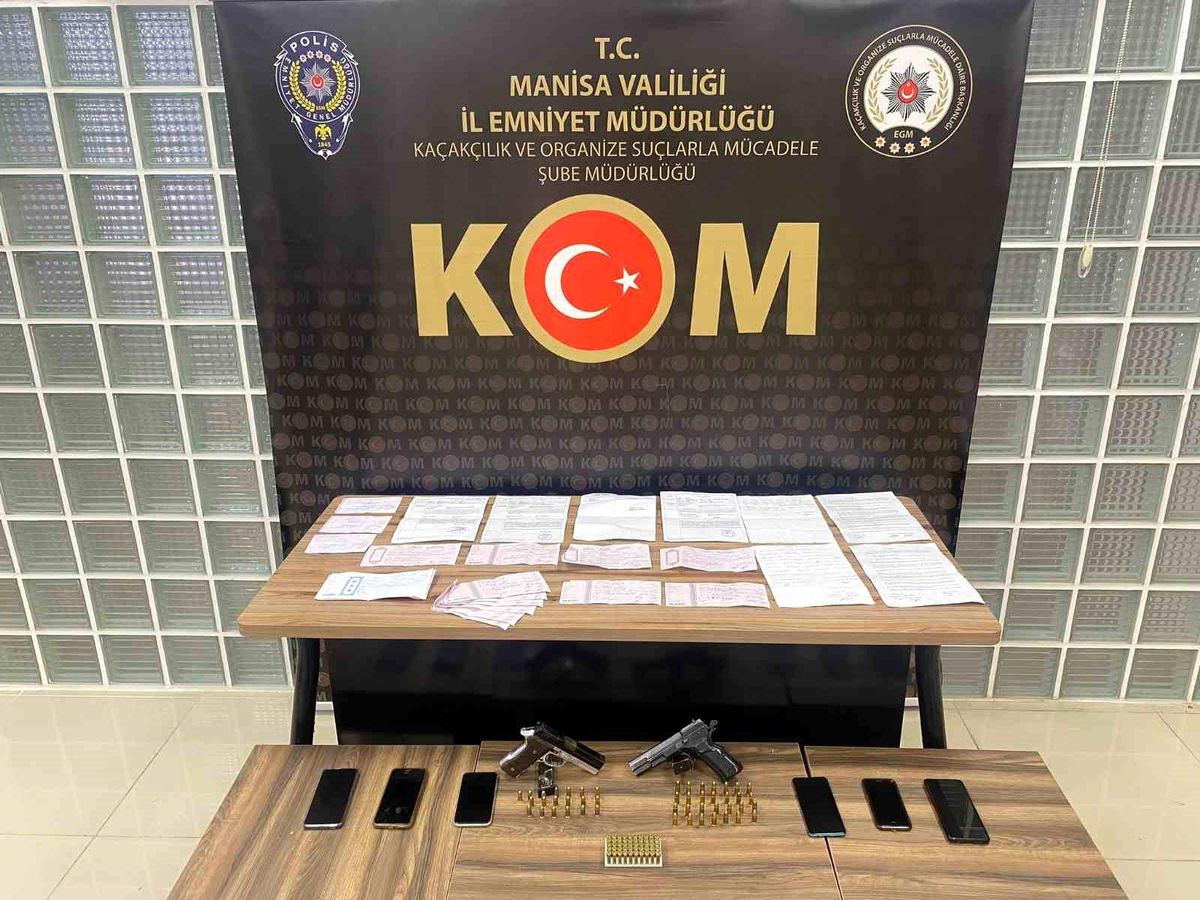 Manisa\'da Kaçakçılık ve Organize Suçlarla Mücadele Operasyonu: 6 Kişi Tutuklandı
