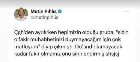 Metin Pıhlıs, vurgun yapıp kaçan eski rol arkadaşı Kıvanç Talu'nun kendilerine attığı mesajı ifşa etti: Fakir muhabbetinizi duymayacağım için mutluyum