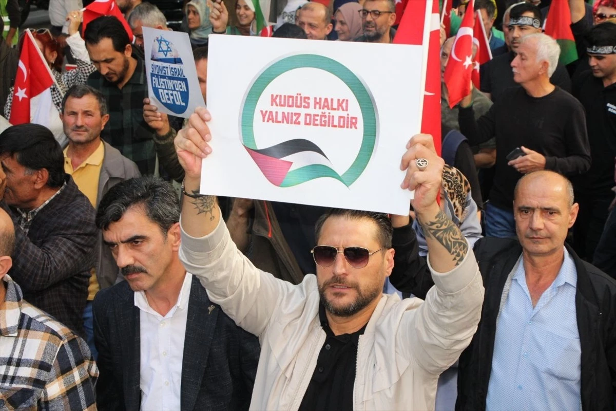 Türkiye\'de Filistin\'e Destek ve Dayanışma Gösterileri