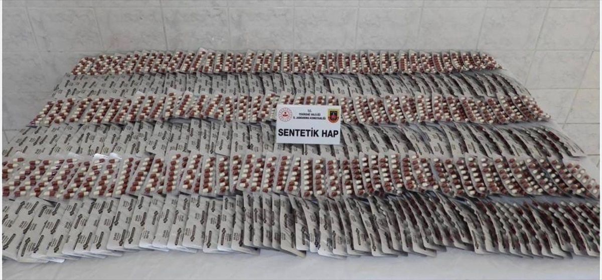Tekirdağ\'da 3 Bin 660 Sentetik Uyuşturucu Hap Ele Geçirildi