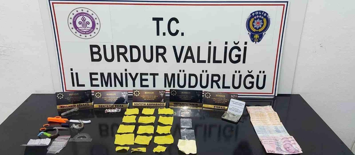 Burdur\'da Uyuşturucu Operasyonu: 1 Kişi Tutuklandı