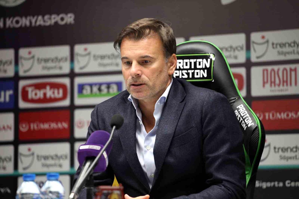 Konyaspor Teknik Direktörü Stanojevic, mağlubiyetin sorumluluğunu üstlendi