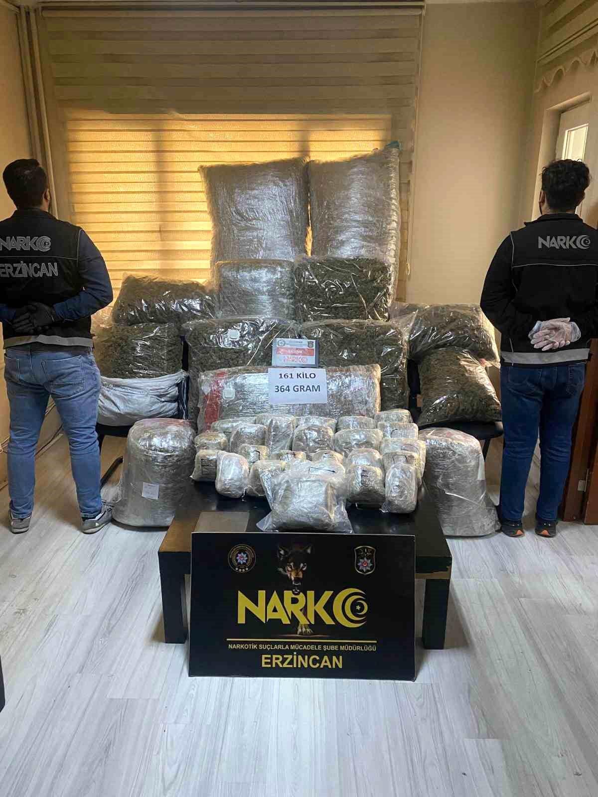 Erzincan\'da 100 Milyon TL Değerinde Skunk Ele Geçirildi