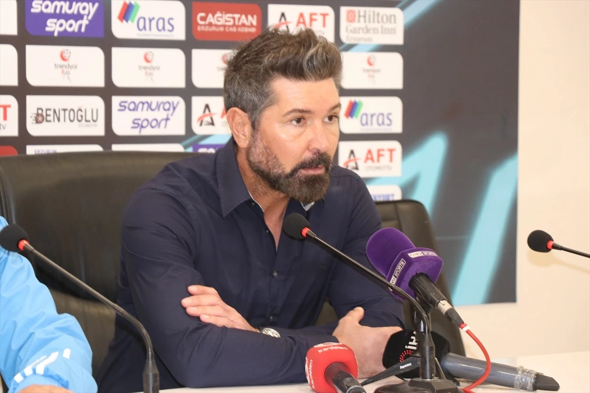 Erzurumspor FK - Keçiörengücü Maçı Sonrası Teknik Direktörlerden Açıklamalar