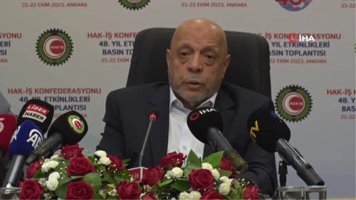 Hak-İş Genel Başkanı Arslan: "Asgari ücret tespit komisyonu modelini kabul etmiyoruz"