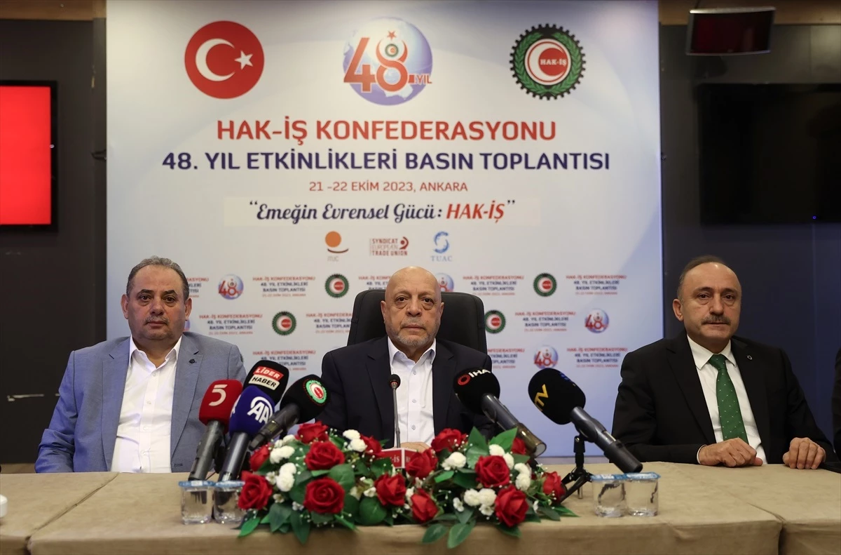 HAK-İŞ Genel Başkanı Arslan\'dan vergi düzenlemesine ilişkin açıklama Açıklaması