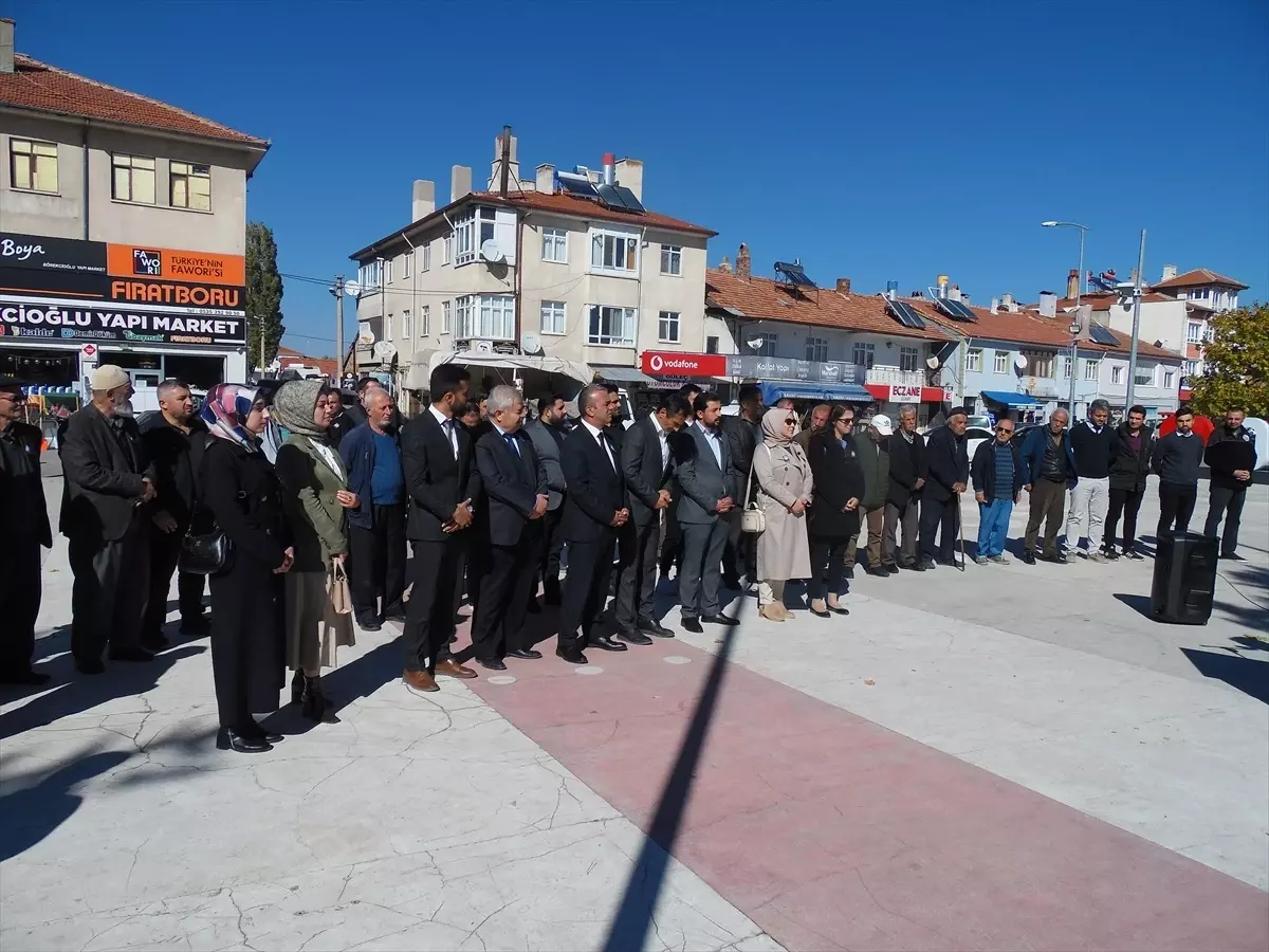 Orta ilçesinde İsrail\'in Filistin\'e yönelik saldırılarına tepki gösterildi