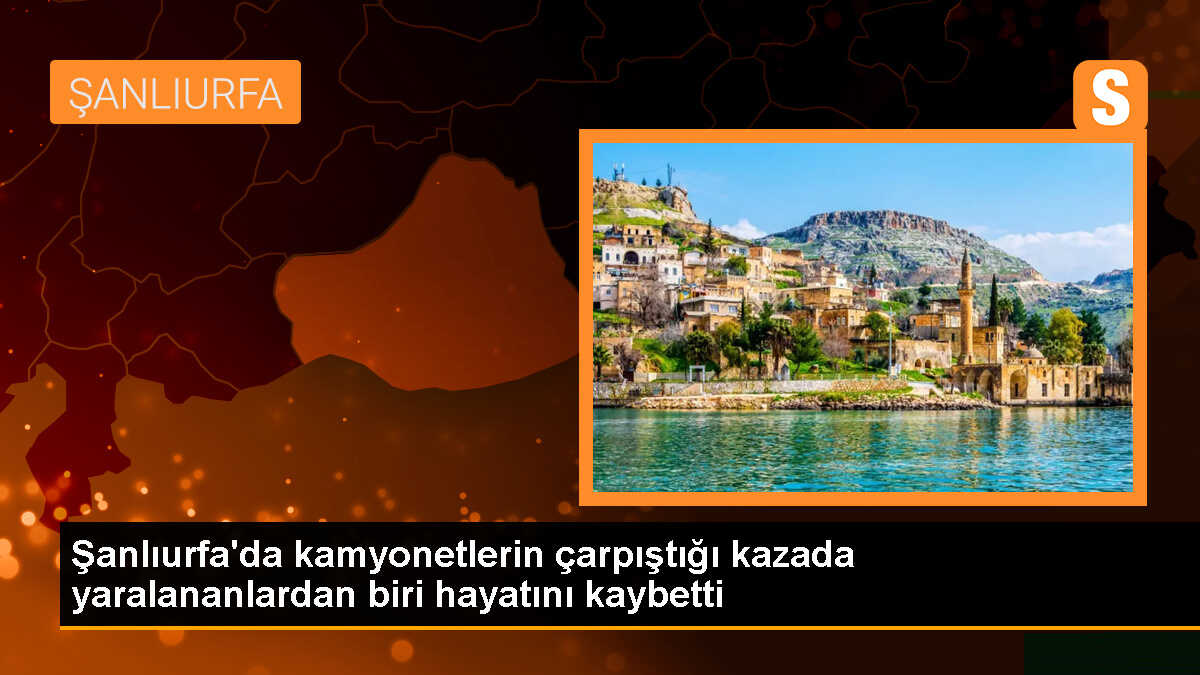 Siverek\'te Kamyonet Çarpışması Sonucu Bir Kişi Hayatını Kaybetti