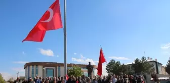 İsrail'in Filistin'e yönelik saldırıları Sivas'ın Şarkışla ilçesinde protesto edildi