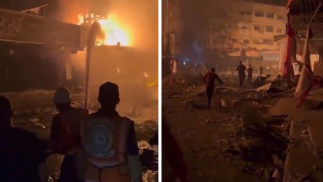 Son Dakika: İsrail Gazze'de pazar yerini bombaladı: Çok sayıda can kaybı var