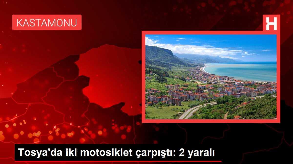 Tosya'da iki motosiklet çarpıştı: 2 yaralı