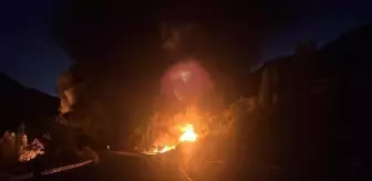 Erzurum'da Yakıt Yüklü Tanker Devrildi: 1 Ölü