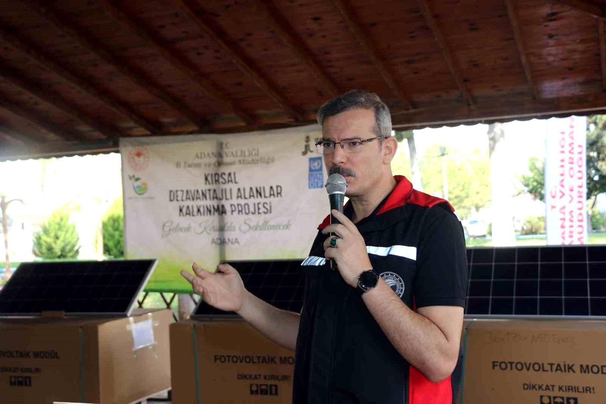 Kırsal Dezavantajlı Alanlara Güneş Enerjisi Paneli Dağıtıldı