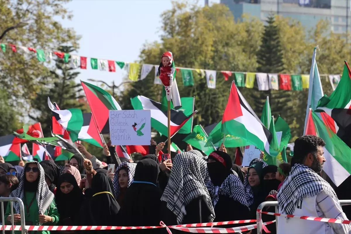 Adana\'da Filistin\'e Destek Mitingi Düzenlendi