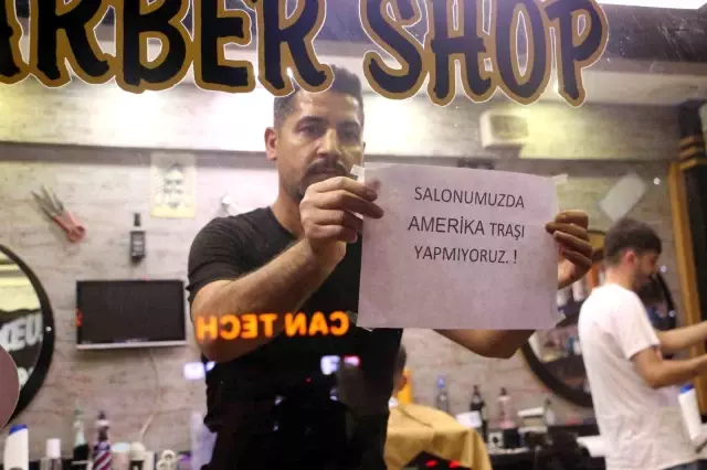 İsrail'e tepki olarak Amerikan tıraşı yapmama kararı aldı