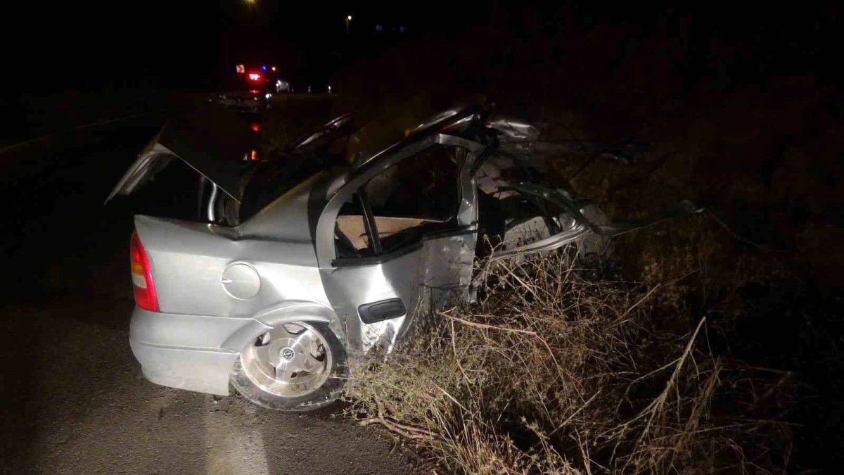Afşin\'de trafik kazası: 1 ölü, 1 ağır yaralı