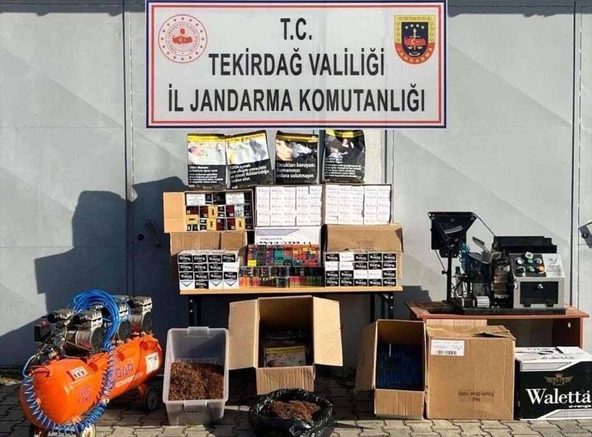 Tekirdağ\'da kaçakçılık operasyonu: 3 şüpheli gözaltına alındı