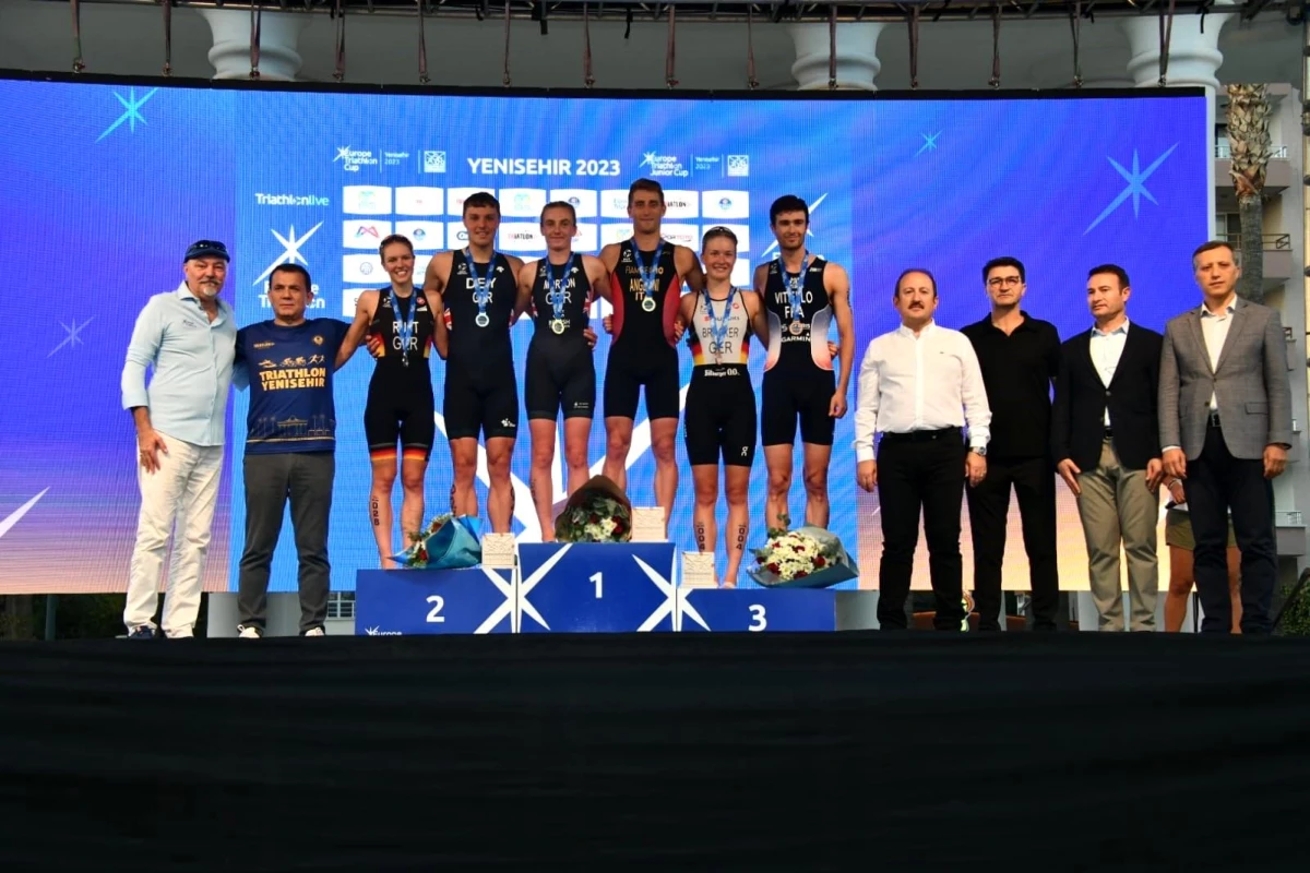 Mersin\'de Yenişehir Avrupa Triatlon Kupası Heyecanı