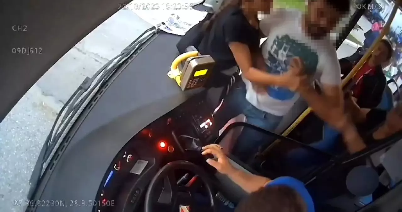 Aydın\'da Otobüs Şoförü Dayak Yedi