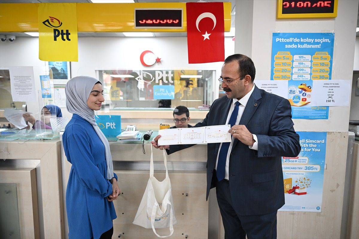 Edirne PTT\'nin 183. Kuruluş Yıl Dönümü Kutlamaları