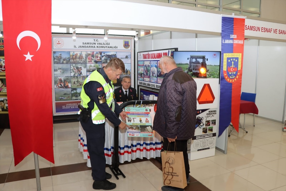 Samsun Tarım Fuarı\'nda traktör kazalarıyla ilgili bilgilendirme yapıldı