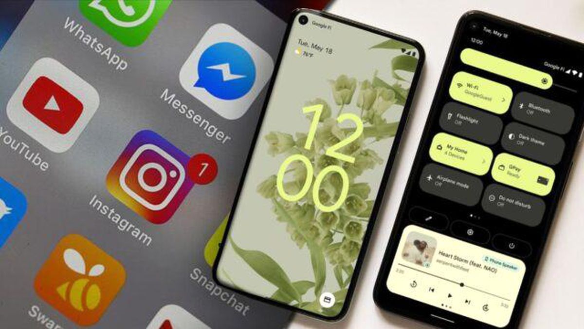 Android Temalı Simgeler Özelliği ile Instagram ve Facebook Logoları Daha Minimal