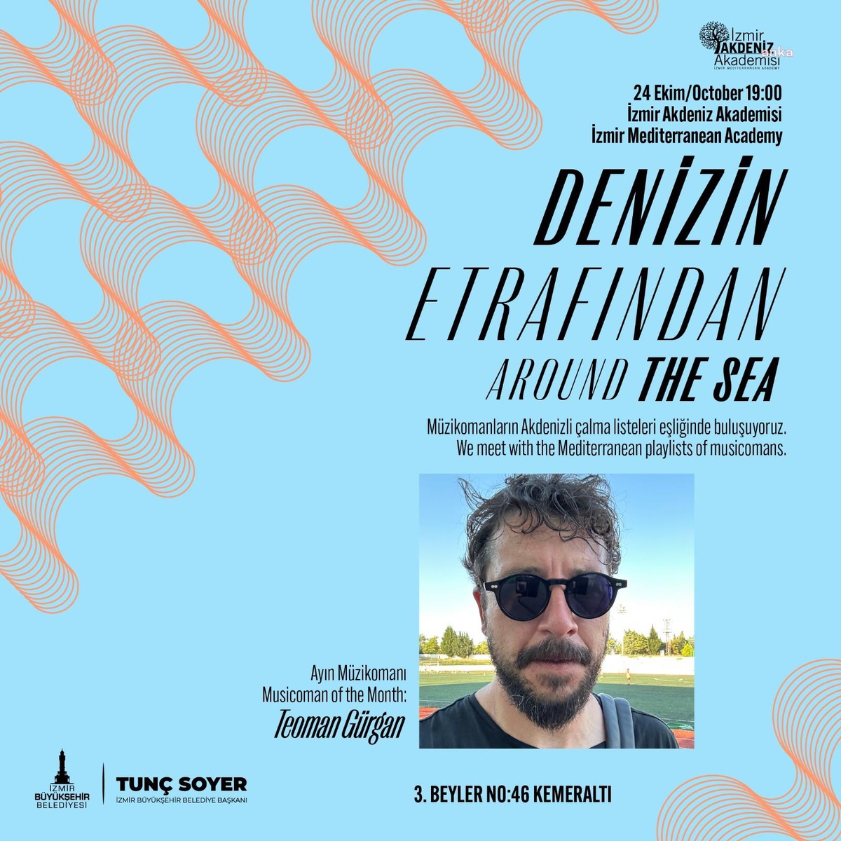 İzmir Akdeniz Akademisi, \'Denizin Etrafından\' başlıklı etkinlik dizisiyle sanatseverleri buluşturuyor