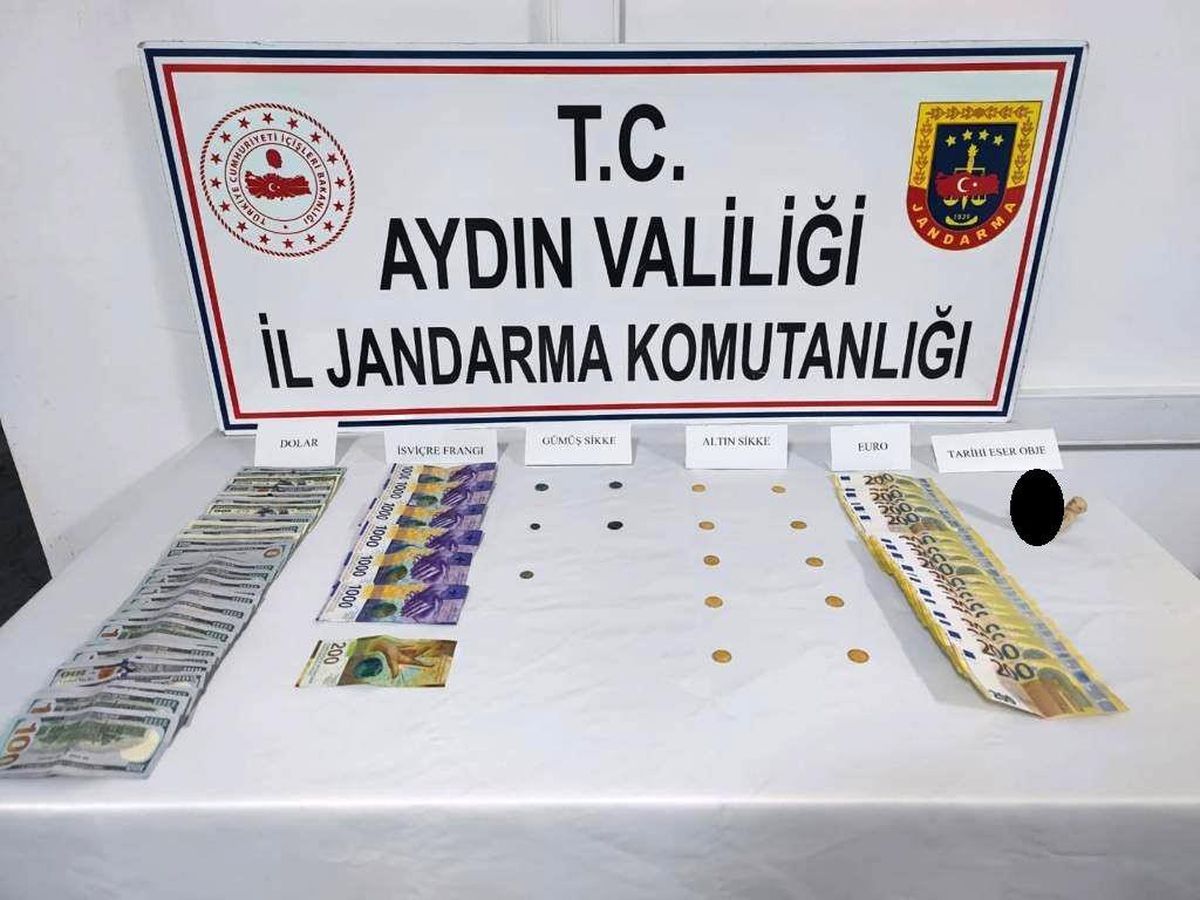 Aydın Karacasu\'da Tarihi Eser Operasyonu: 2 Şüpheli Gözaltına Alındı