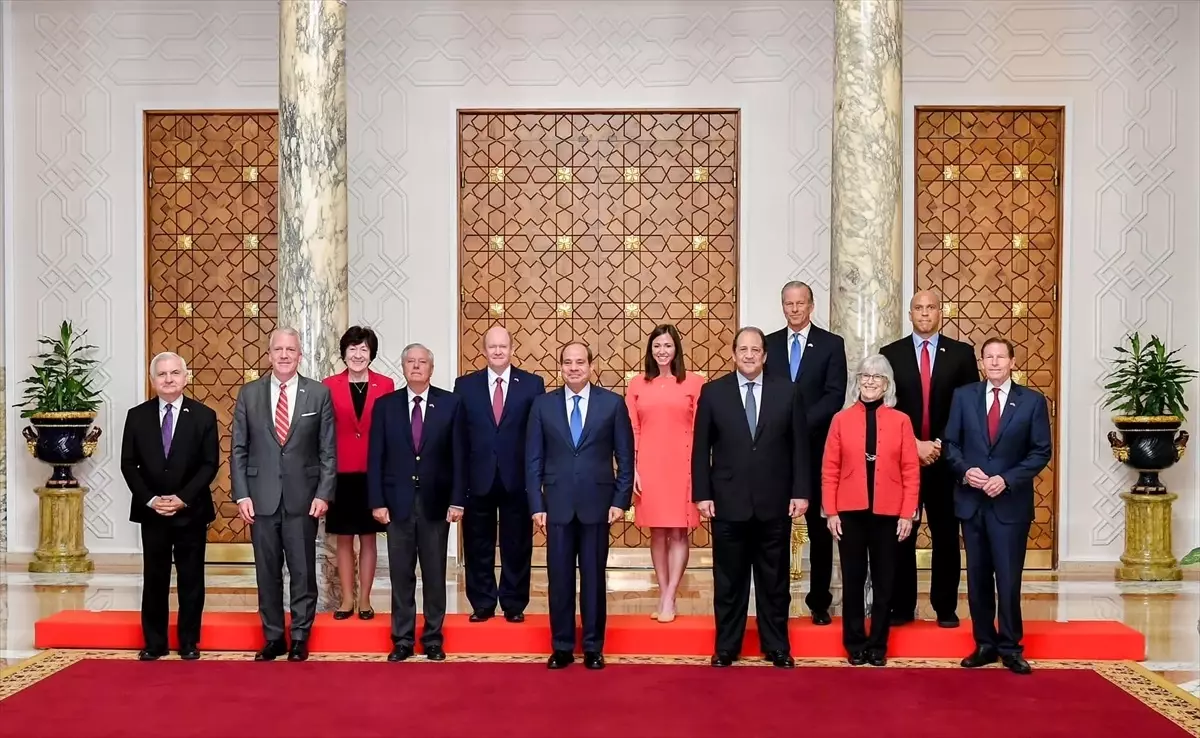 Mısır Cumhurbaşkanı Sisi, ABD Senatosu heyetini kabul etti