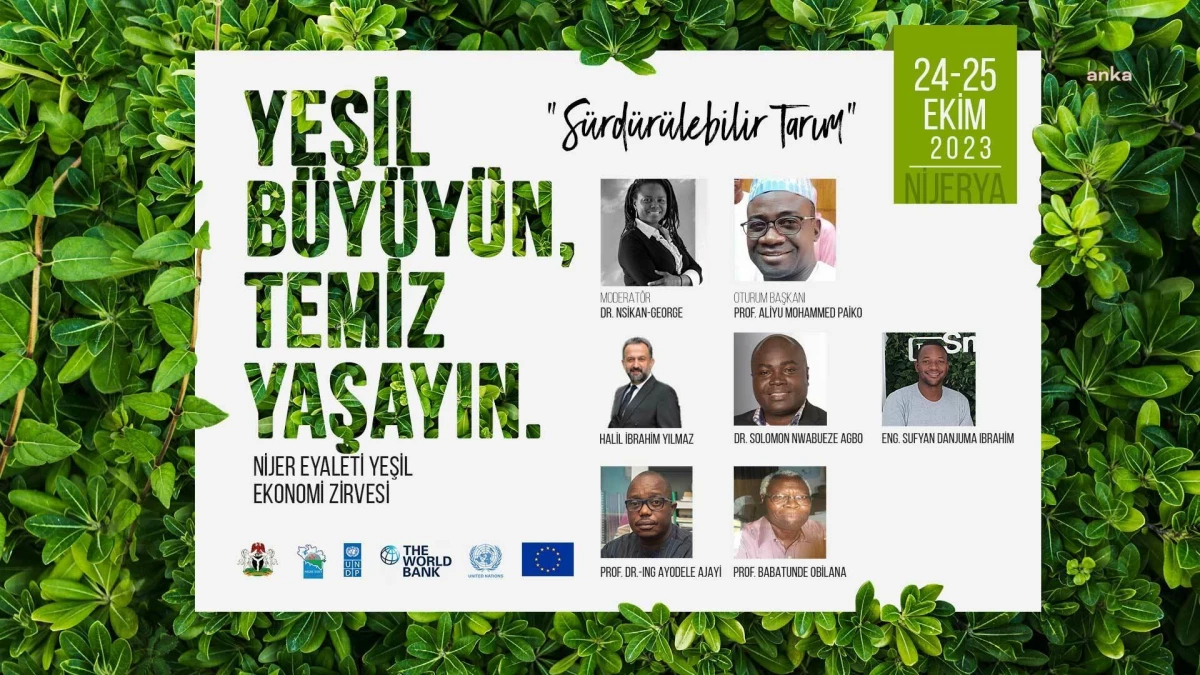 Türkiye, Nijerya\'da Yeşil Ekonomi Zirvesi\'nde Temsil Edilecek