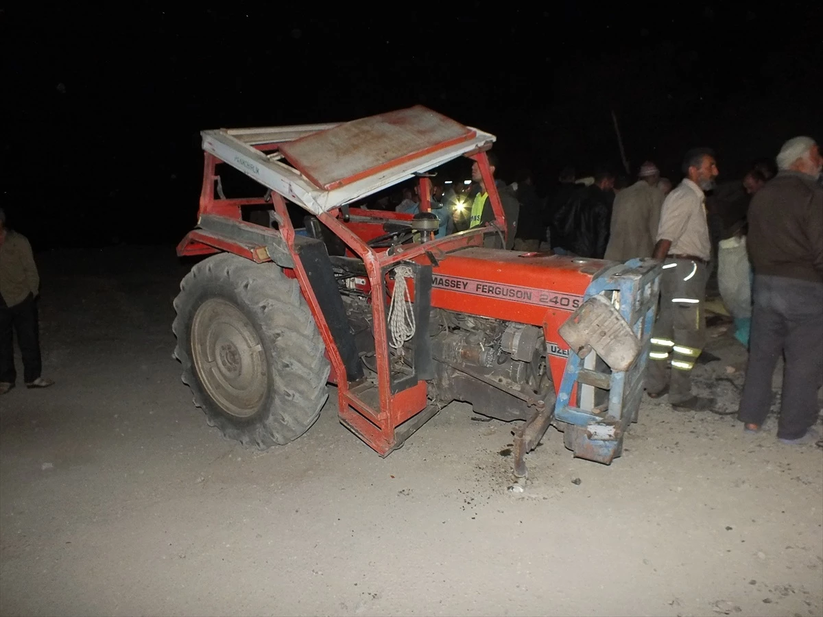 Tokat\'ta traktör kazası: 1 ölü, 1 yaralı