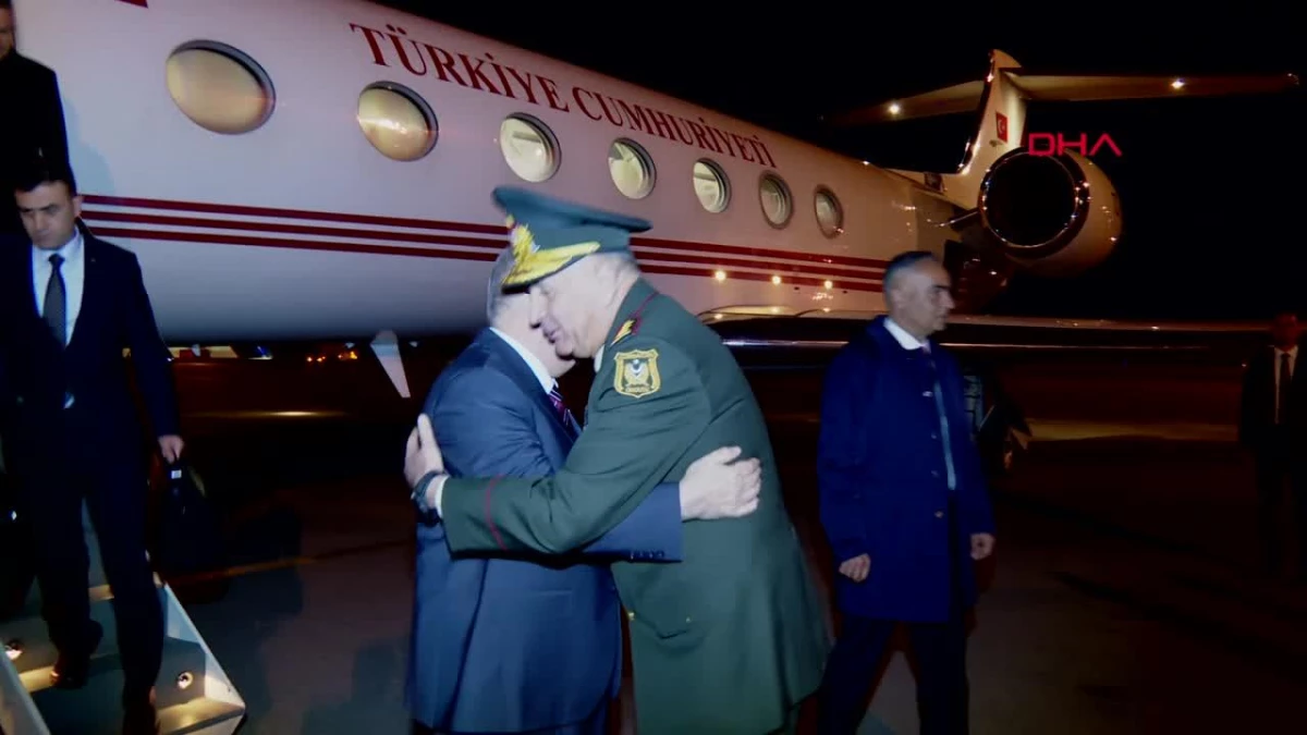 Milli Savunma Bakanı Yaşar Güler, Azerbaycan\'da Tatbikatı Takip Etmek İçin Bakü\'ye Gitti