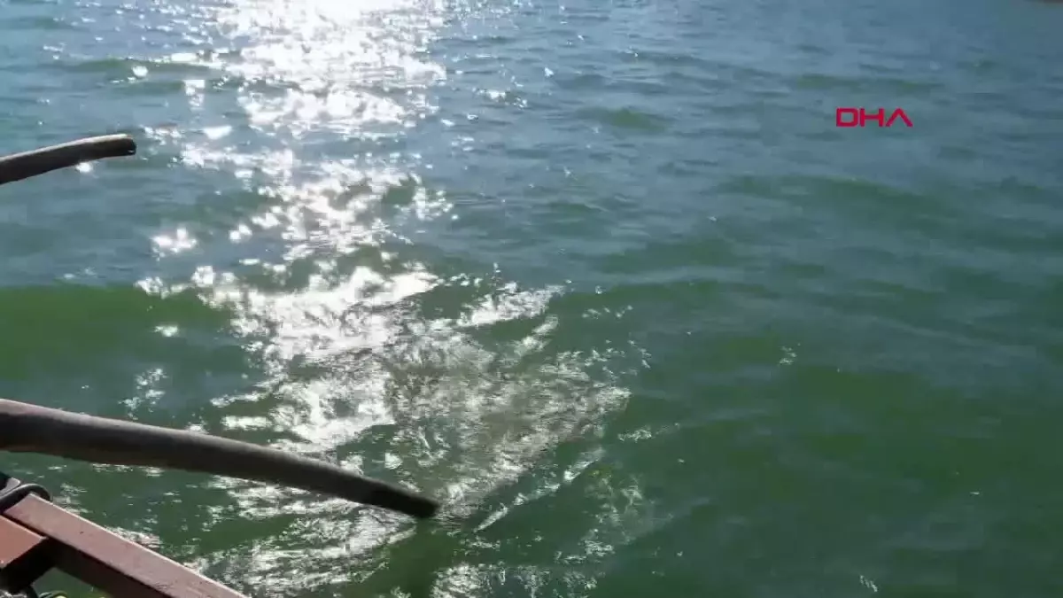 83 yaşındaki balıkçı Enver Ölmez, 32 yıl önce yaptığı sandalla balıkçılığa devam ediyor