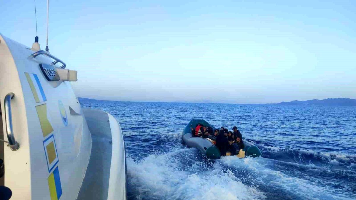 Bodrum\'da 32 düzensiz göçmen yakalandı