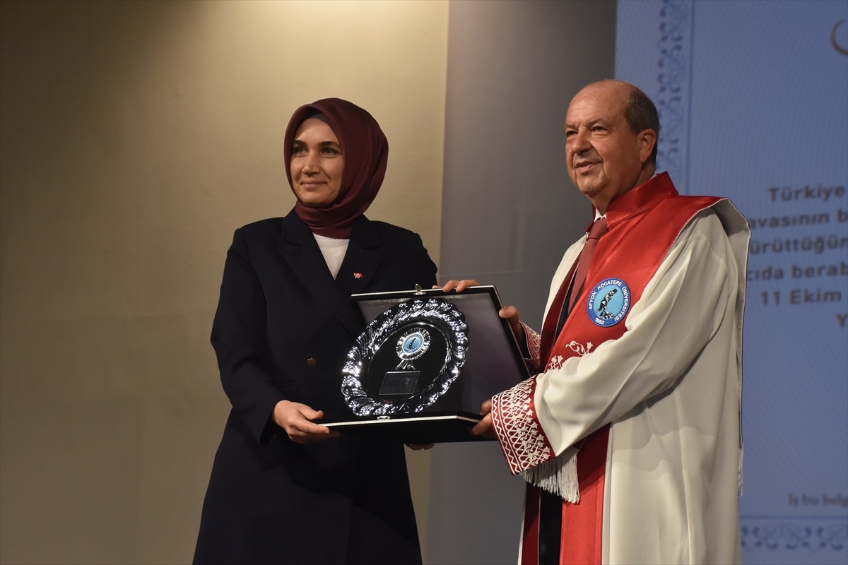 KKTC Cumhurbaşkanı Tatar, Afyonkarahisar\'da üniversitenin akademik yılı açılışında konuştu Açıklaması