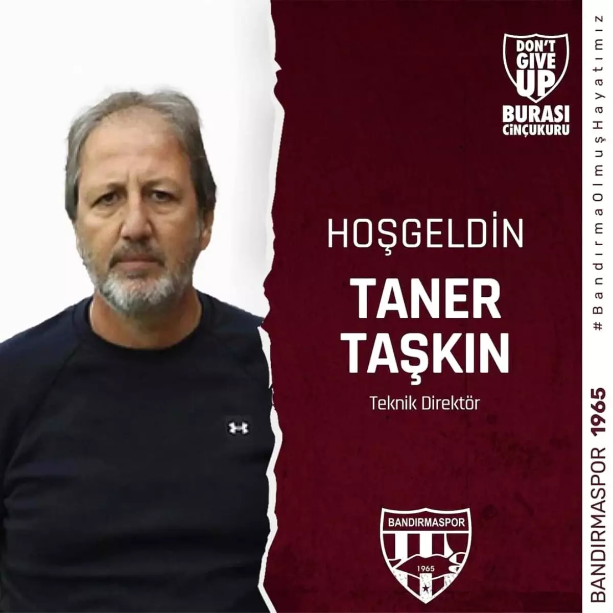 Bandırmaspor, Teknik Direktör Taner Taşkın ile Anlaştı