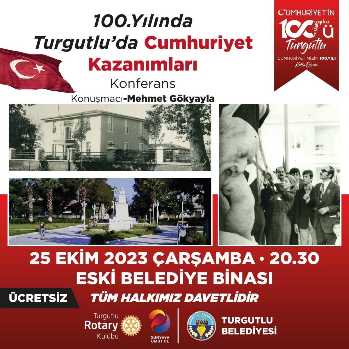 Turgutlu\'da Cumhuriyet Kazanımları Konferansı Düzenlenecek