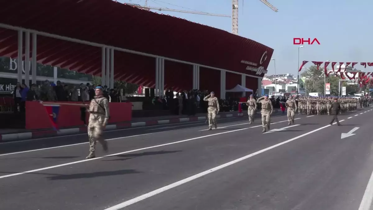 29 Ekim Cumhuriyet Bayramı Töreni İçin Prova Yapıldı