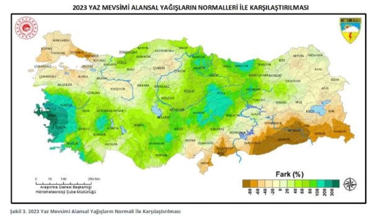 Türkiye\'de Yaz Mevsimi Yağışları Arttı