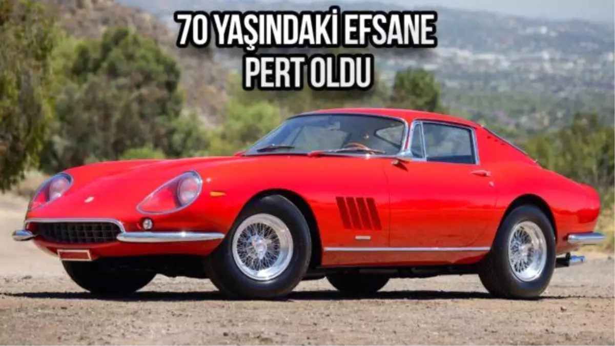 87 Milyon TL Değerindeki Ferrari Kaza Sonucu Pert Oldu