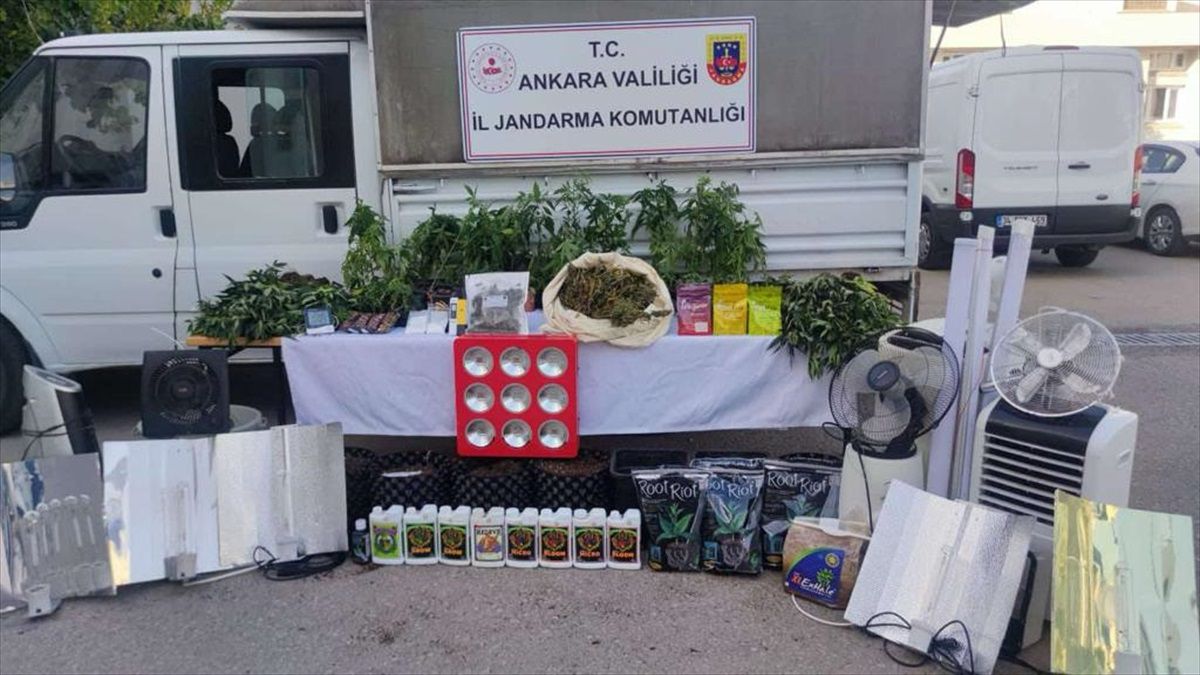 Ankara\'da Uyuşturucu Operasyonunda 2 Kişi Gözaltına Alındı