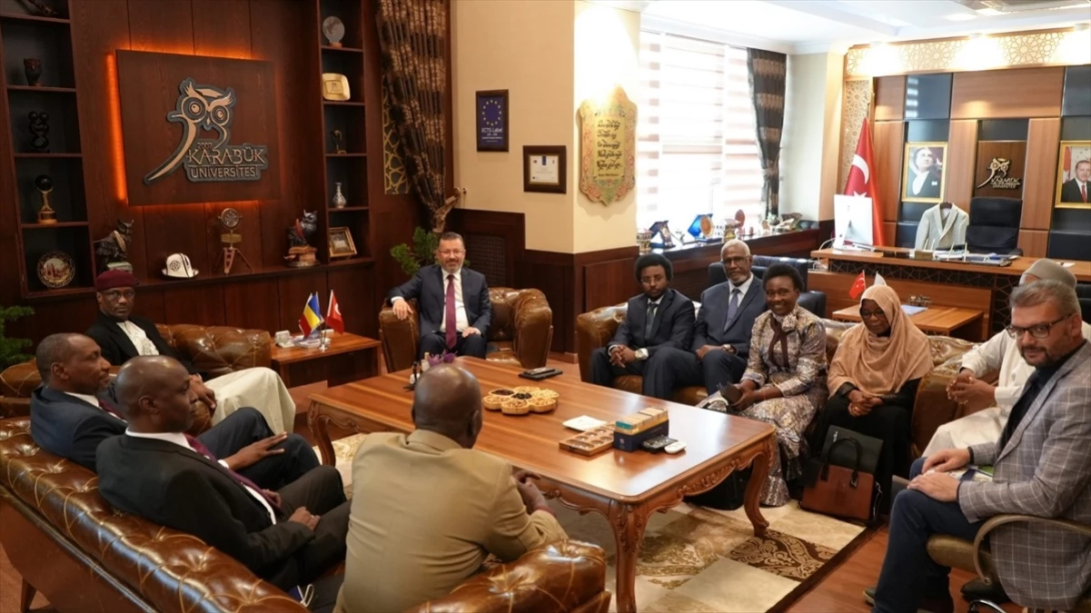 Çad\'ın Ankara Büyükelçisi Karabük Üniversitesi\'ni Ziyaret Etti