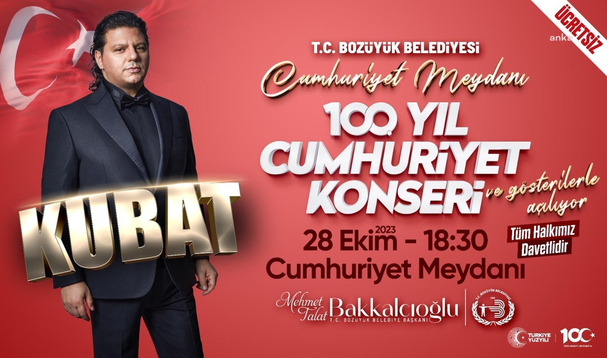Bozüyük\'te Cumhuriyet\'in 100. Yılı Coşkuyla Kutlanacak