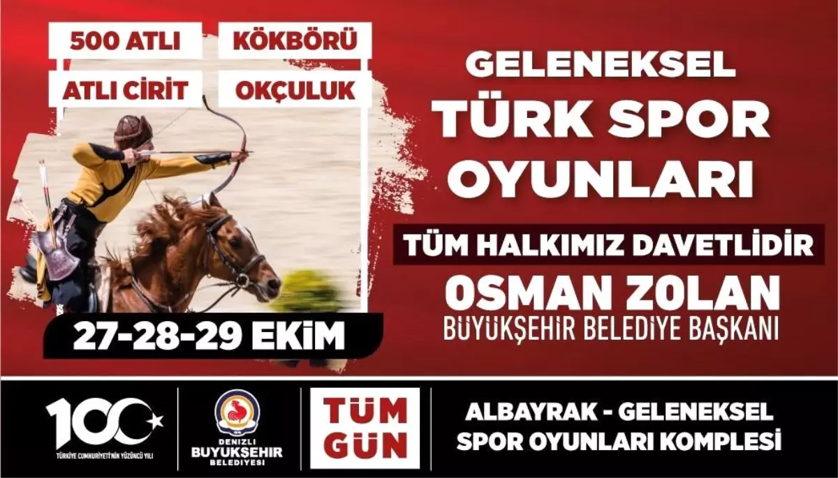 Denizli Büyükşehir Belediyesi Türk Spor Oyunları düzenliyor