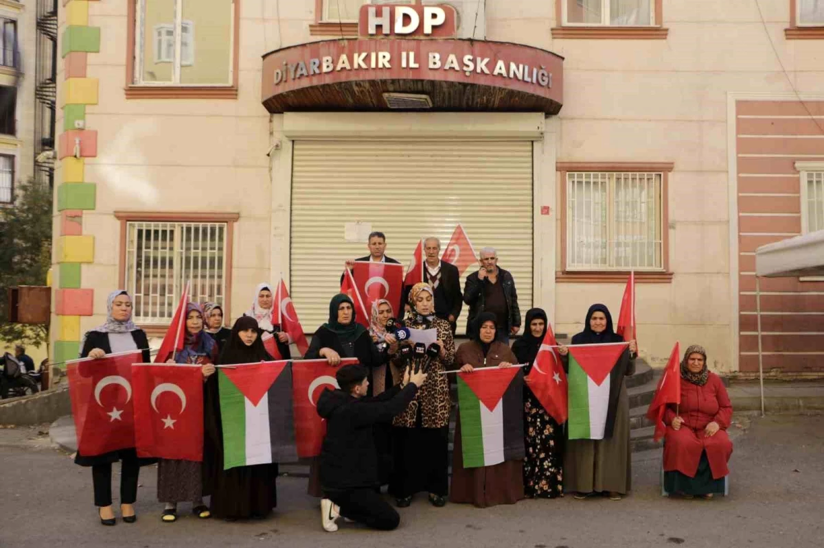 Diyarbakır annelerinden İsrail\'in zulmüne tepki