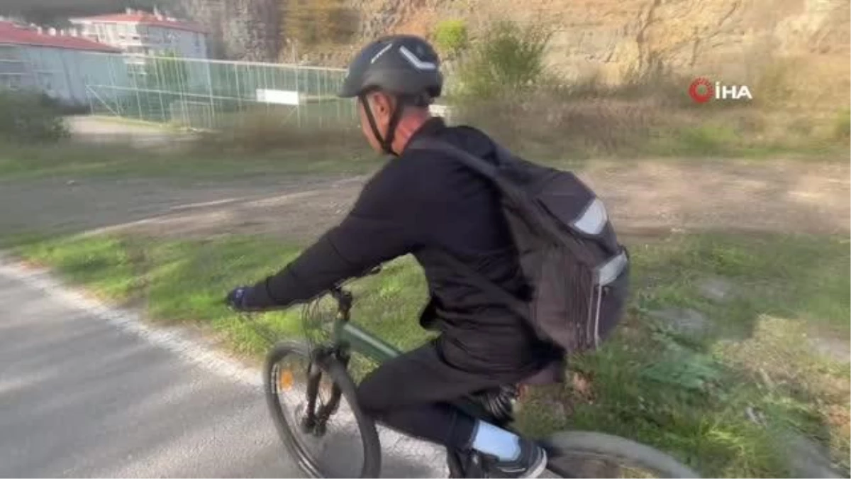 Emekli vatandaşın bisiklet tutkusu