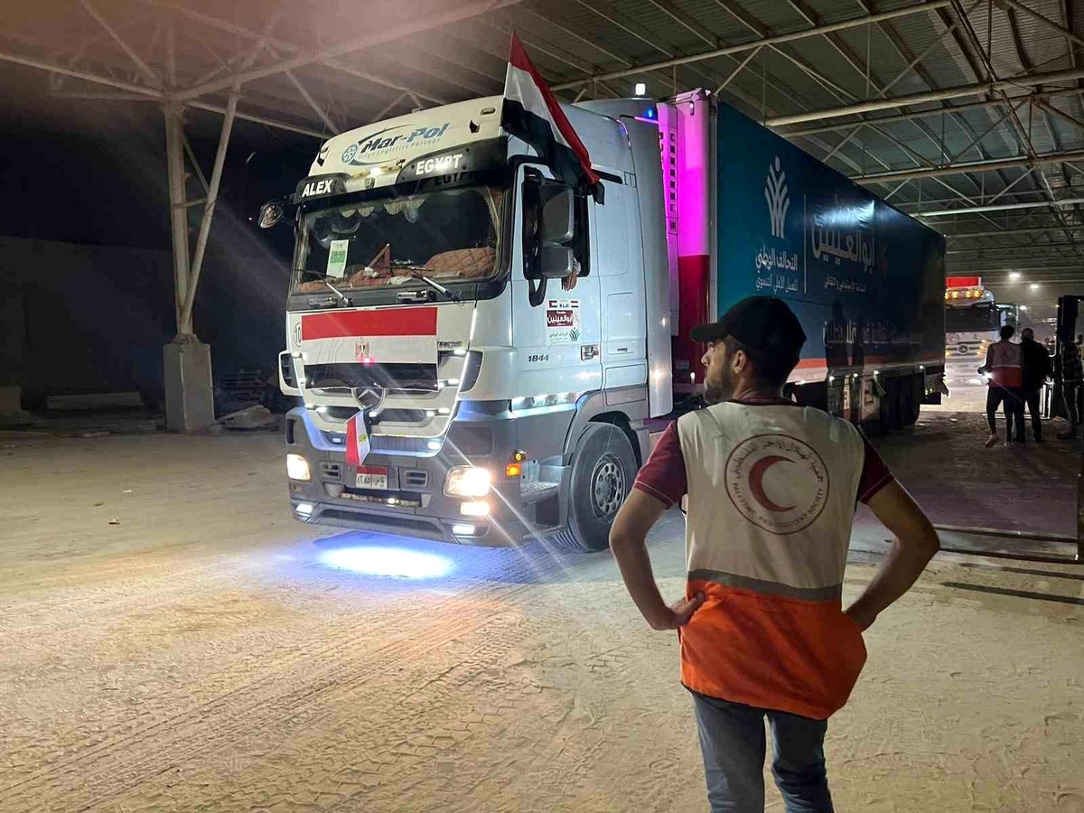 Gazze\'ye 4. Yardım Konvoyu Giriş Yaptı