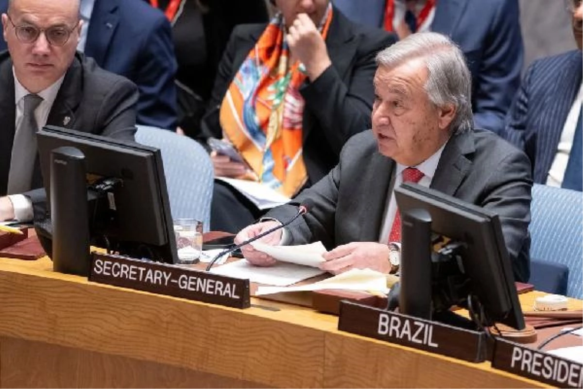 BM Genel Sekreteri Guterres: Filistin halkının sıkıntıları Hamas\'ın saldırılarını haklı gösteremez