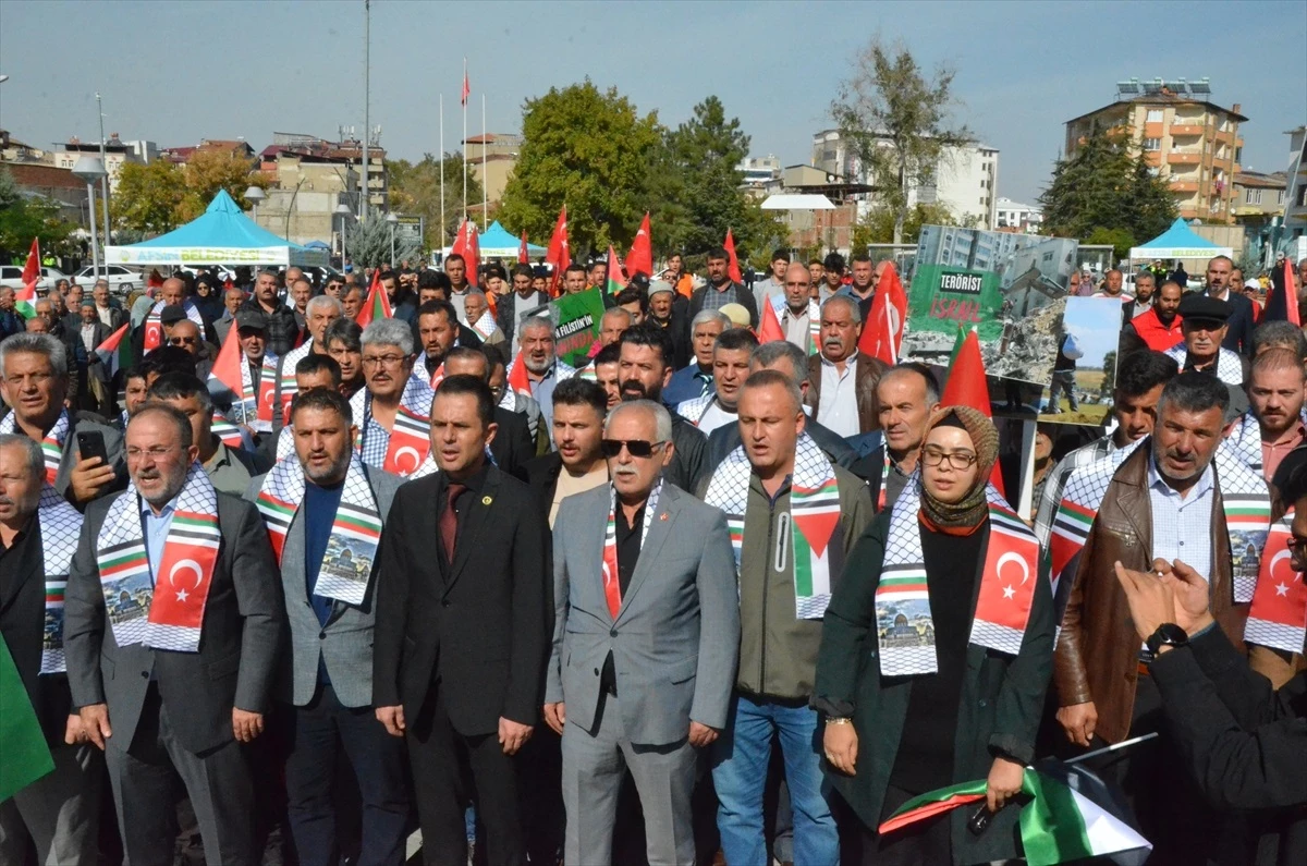 Kahramanmaraş\'ta "Filistin\'e Destek Yürüyüşü" düzenlendi