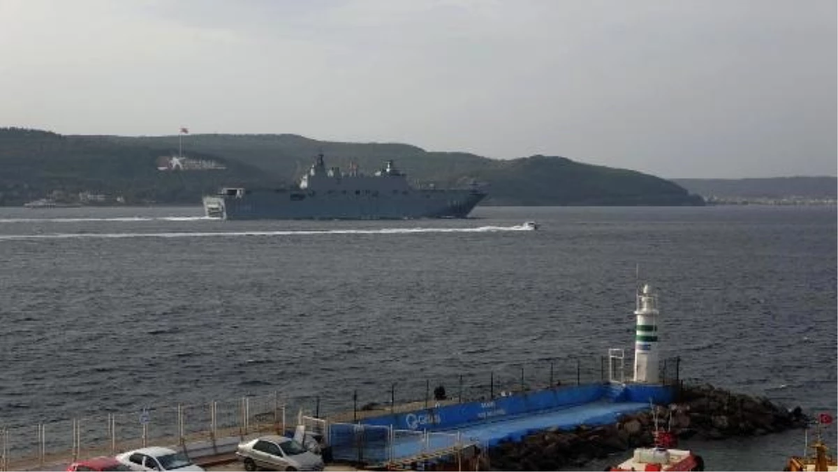 Dünyanın ilk SİHA gemisi TCG Anadolu, ziyarete açılmak üzere İstanbul\'a geldi